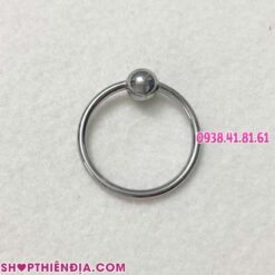 Hình thật vòng đeo cu inox 1 bi Dominix (size M)