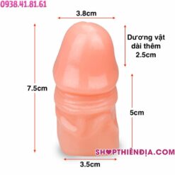 Kích thước bao cao su đôn dên khúc đầu màu da Big Head