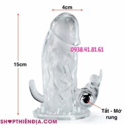Kích thước bao cao su donzen khủng có rung Jansen