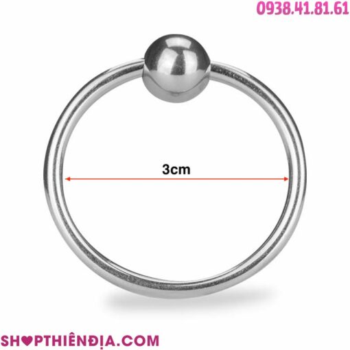 Kích thước vòng đeo cu inox 1 bi Dominix (size M)