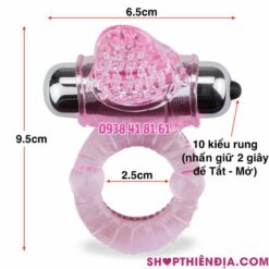 Kích thước vòng rung tình yêu có lưỡi gai Sweet
