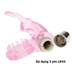Vòng rung tình yêu Bunny sử dụng 3 pin LR44