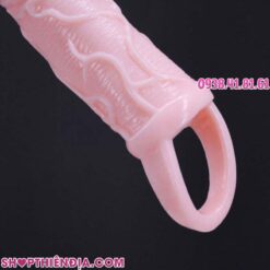 Phần thân bao cao su đôn có quai đeo và rung MEN