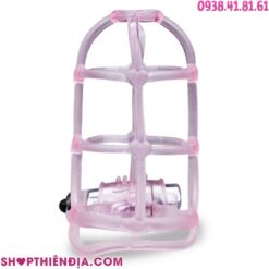 Mặt sau bao cao su rung dạng lưới có quai đeo Scott