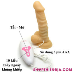 Dương vật giả hít tường siêu xoay ngoáy size nhỏ 08