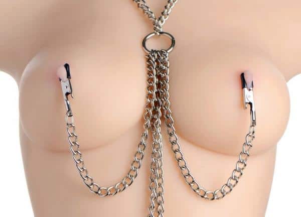 Chained Nipple Clamps – Kẹp núm vú có dây xích