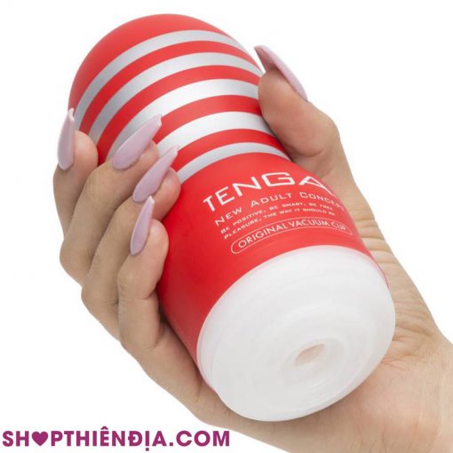 Hướng dẫn sử dụng cốc tự sướng TENGA Original Vacuum Cup 02