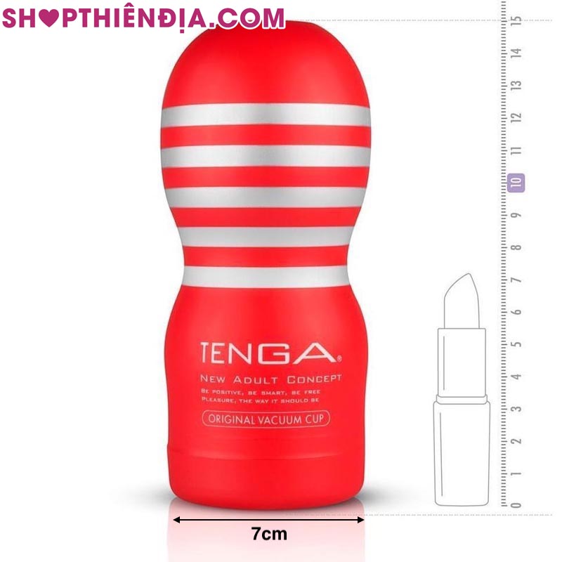Kích thước cốc tự sướng TENGA Original Vacuum Cup
