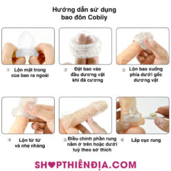 Hướng dẫn sử dụng bao cao su Colby