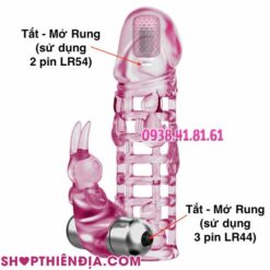 Hướng dẫn sử dụng bao cao su đôn dên lưới rung 2 đầu Ultimate