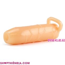 Bao cao su đôn dên hở đầu có quai đeo Xtra nằm ngang