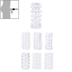 Bộ 7 cái bao cao su đôn khúc giữa gai bi Power 01