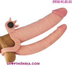 Bao cao su đôn dên cao cấp Prime 2 đầu có rung đeo vào dương vật giả