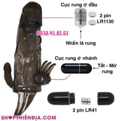 Hướng dẫn sử dụng bao cao su đôn dên rung 2 đầu Braveman 2 nhánh 01