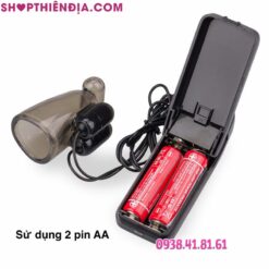 Điều khiển của đôn dên khúc đầu có rung Crystal với 2 pin AA bên trong