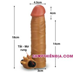 Kích thước bcs đôn dên khủng siêu mềm có rung Revolution