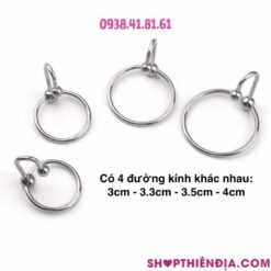 Các loại vòng đeo đầu khấc kèm bi thông niệu đạo Stopper
