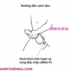 Cách đeo vòng rung đôi kích thích tinh hoàn và đáy chậu Benedict