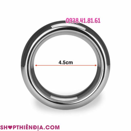 Đường kính vòng đeo gốc dương vật bằng thép không gỉ Donut (size nhỏ)