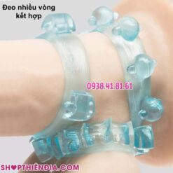 Hướng dẫn sử dụng bộ vòng đeo kéo dài thời gian quan hệ có gai bi Tickler