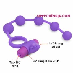 Hướng dẫn sử dụng vòng đeo cu kết hợp chuỗi hạt kích thích hậu môn Heartly
