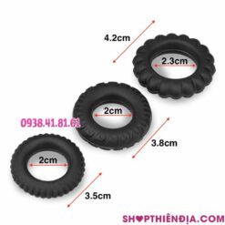 Kích thước bộ vòng đeo cu Titan Steamy