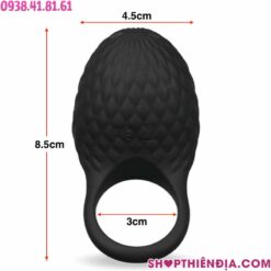 Kích thước nhẫn rung silicon cho nam cao cấp Heloise