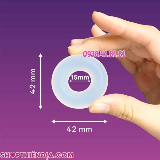 Kích thước vòng đeo chống xuất tinh sớm Durex Pleasure Ring
