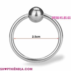 Kích thước vòng đeo cu inox 1 bi Dominix (size S)