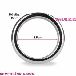 Kích thước vòng đeo đầu khất bằng inox Duty (size nhỏ)