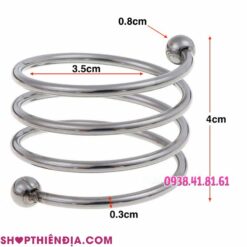 Kích thước vòng inox đeo cu kiểu lò xo Spring