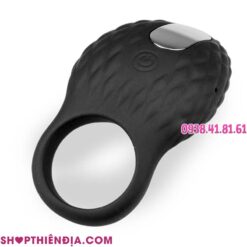 Mặt trước nhẫn rung silicon cho nam cao cấp Heloise