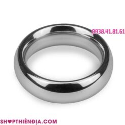 Vòng đeo gốc dương vật bằng thép không gỉ Donut (size lớn) 5cm