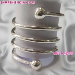 Vòng inox đeo cu kiểu lò xo Spring 03