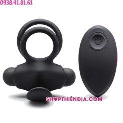 Vòng rung kép điều khiển từ xa Jay màu đen