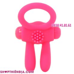 Vòng rung tình yêu silicon Bunny có gai