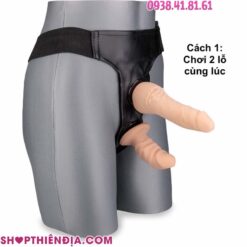 Cách đeo thứ nhất của dương vật giả 2 đầu Ultra