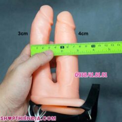 Đường kính dương vật giả 2 đầu có dây đeo cho nam Balvin