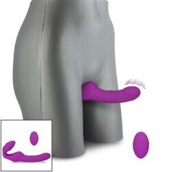 Dương vật giả đeo không dây rung 2 đầu Nana