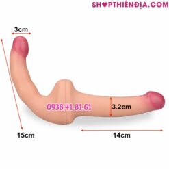 Kích thước cu giả đeo không cần dây Strapless Holy siêu mềm