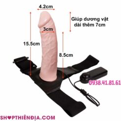 Kích thước dương vật giả có dây đeo rỗng ruột Sacha