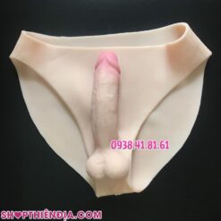Mặt trước dương vật giả silicon liền quần cho nam Chris