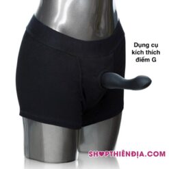 Quần short Packer gắn máy rung kích thích điểm G