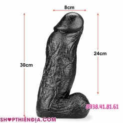 Kích thước cu giả khổng lồ màu đen Titan