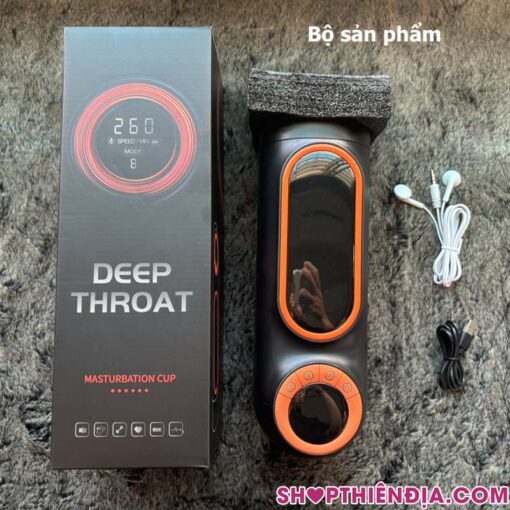 Bộ sản phẩm máy bú mút cu tự động Deep Throat