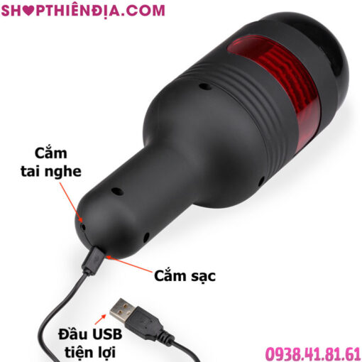 Hướng dẫn sạc cốc thủ dâm nam co bóp massage Roller