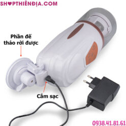 Hướng dẫn sạc máy thủ dâm nam Brio co bóp bằng túi khí