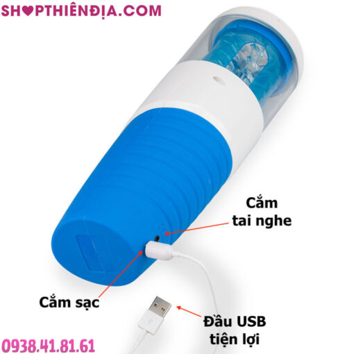 Hướng dẫn sạc máy tự thủ dâm thụt xoay Galaktik