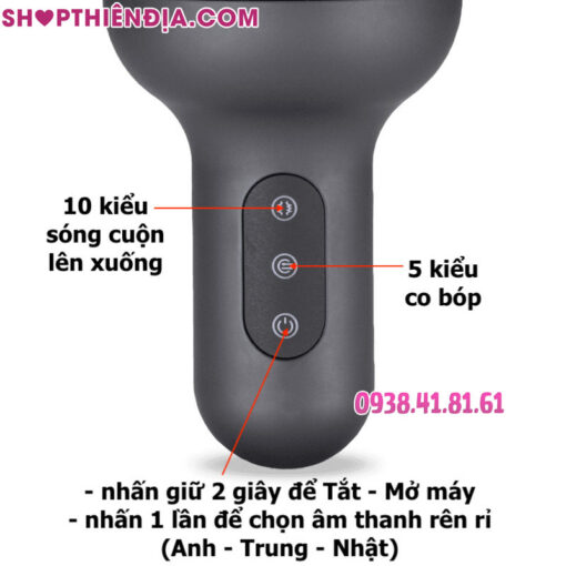 Hướng dẫn sử dụng cốc thủ dâm nam co bóp massage Roller