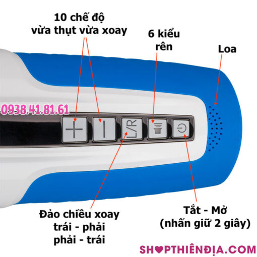 Hướng dẫn sử dụng máy tự thủ dâm thụt xoay Galaktik